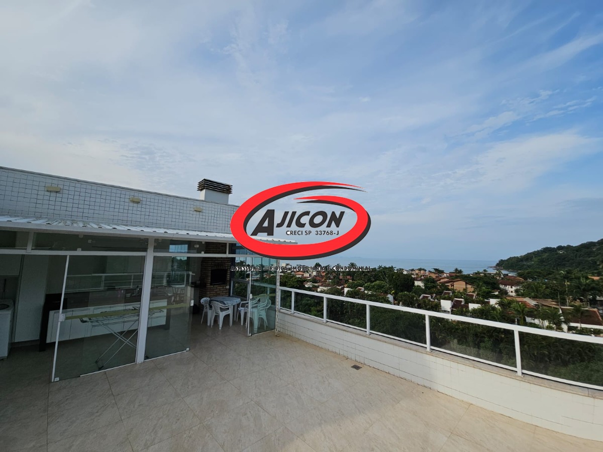 Cobertura Extraordinária com Piscina e Vista para o Mar na Praia das Toninhas, em Ubatuba/SP