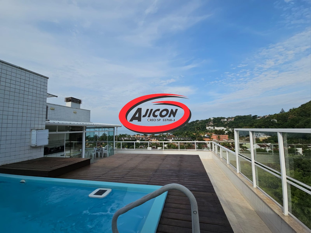 Cobertura Extraordinária com Piscina e Vista para o Mar na Praia das Toninhas, em Ubatuba/SP