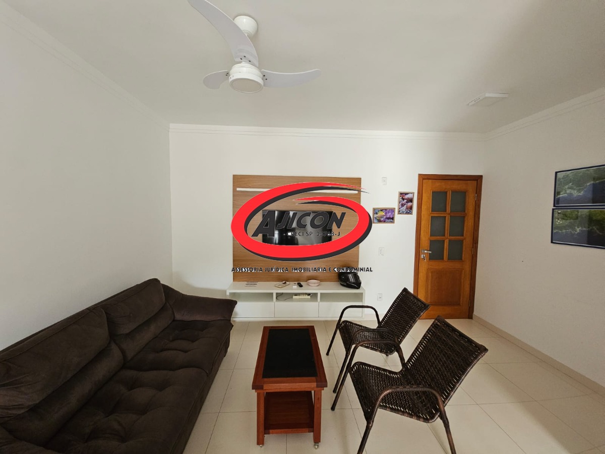 Apartamento Mobiliado com Sacada Gourmet na Praia das Toninhas, em Ubatuba/SP