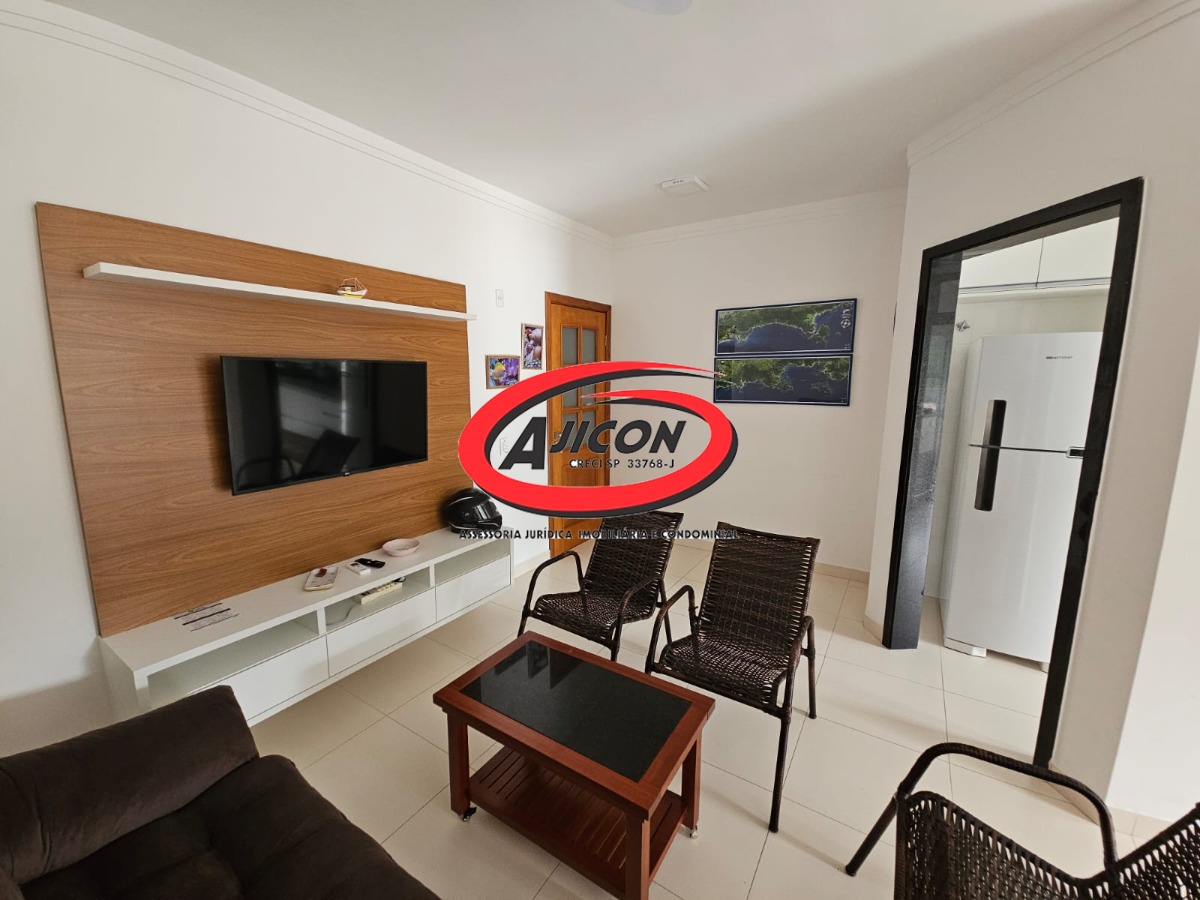 Apartamento Mobiliado com Sacada Gourmet na Praia das Toninhas, em Ubatuba/SP