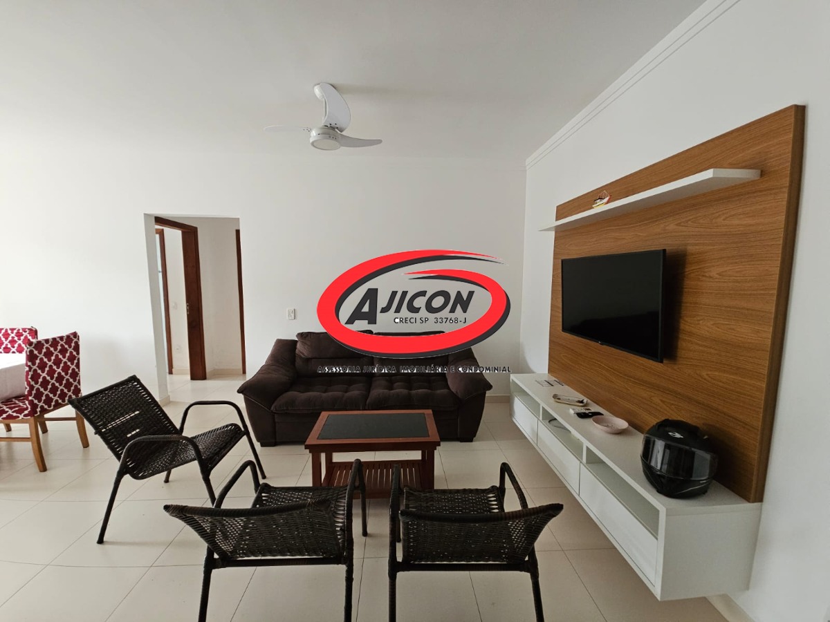 Apartamento Mobiliado com Sacada Gourmet na Praia das Toninhas, em Ubatuba/SP