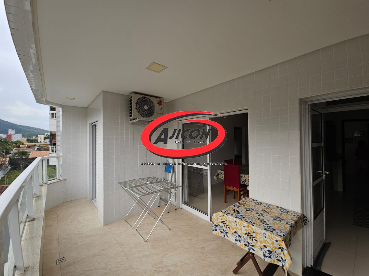 Apartamento Mobiliado com Sacada Gourmet na Praia das Toninhas, em Ubatuba/SP