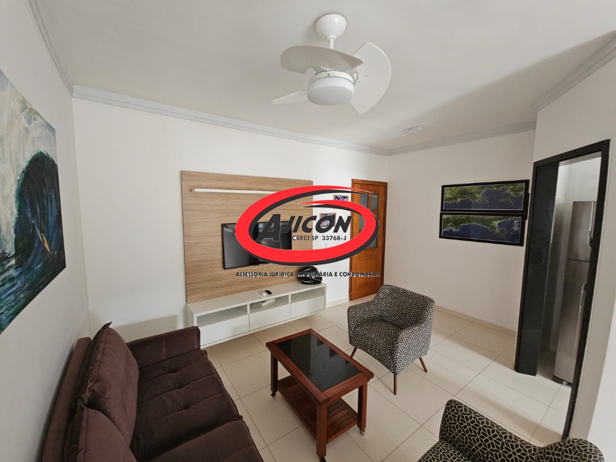 Apartamento Mobiliado com Sacada Gourmet na Praia das Toninhas, em Ubatuba/SP