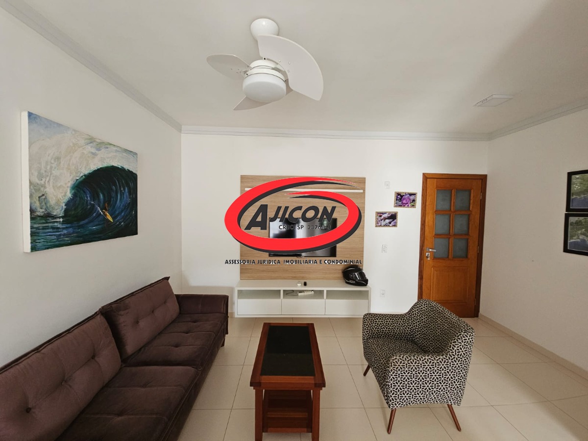 Apartamento Mobiliado com Sacada Gourmet na Praia das Toninhas, em Ubatuba/SP