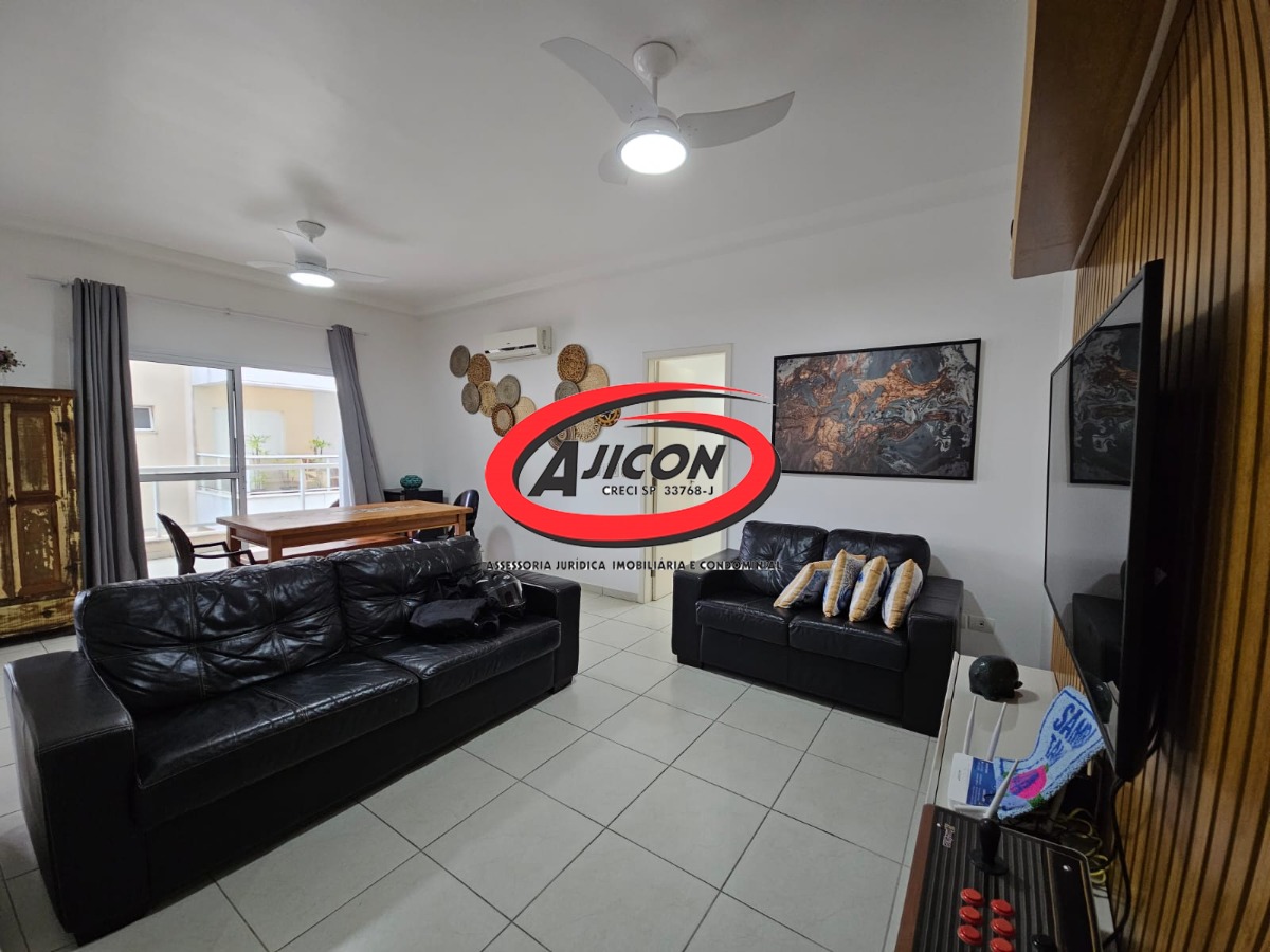 Apartamento Mobiliado c/ 03 Dormitórios e Varanda Gourmet no Itaguá, em Ubatuba/SP