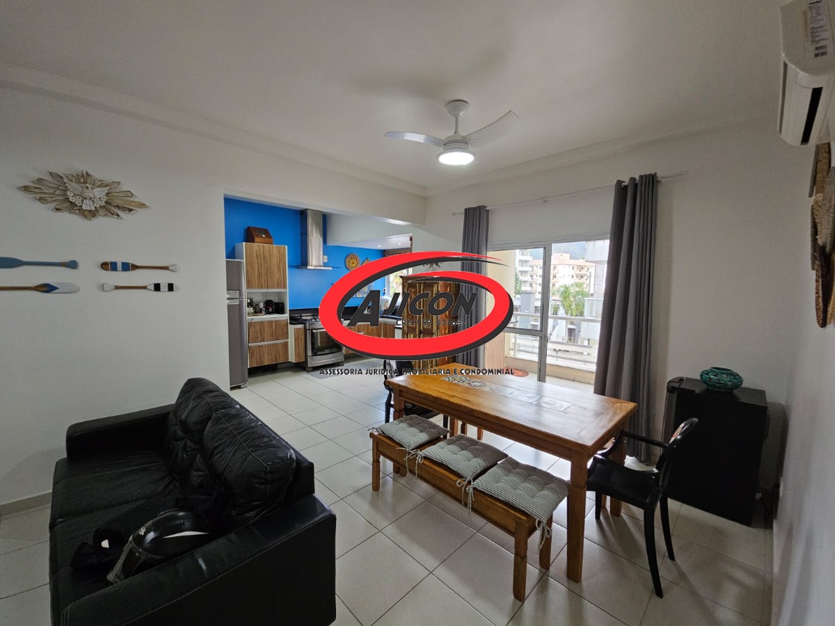 Apartamento Mobiliado c/ 03 Dormitórios e Varanda Gourmet no Itaguá, em Ubatuba/SP