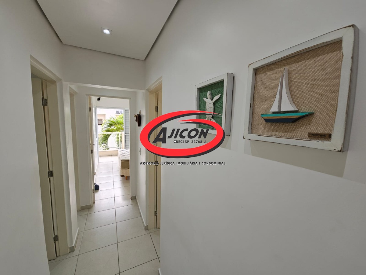 Apartamento Mobiliado c/ 03 Dormitórios e Varanda Gourmet no Itaguá, em Ubatuba/SP