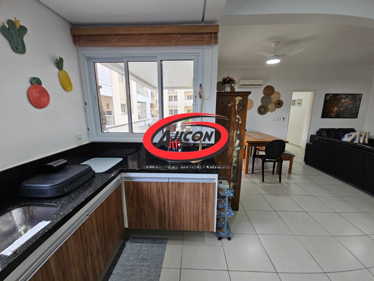 Apartamento Mobiliado c/ 03 Dormitórios e Varanda Gourmet no Itaguá, em Ubatuba/SP