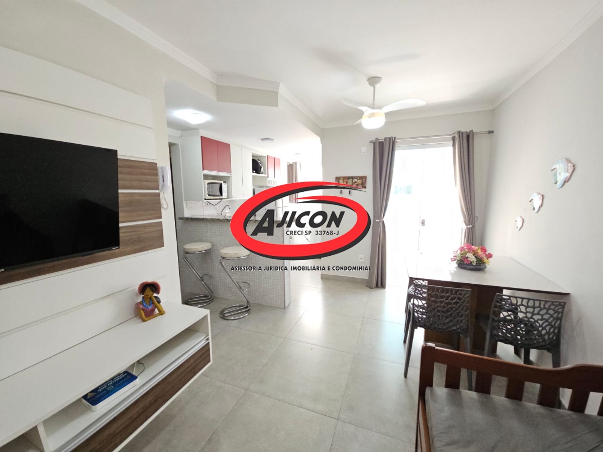 Apartamento com 02 Dormitórios, Sendo 01 Suíte, e Varanda Gourmet no Bairro Itaguá, em Ubatuba/SP