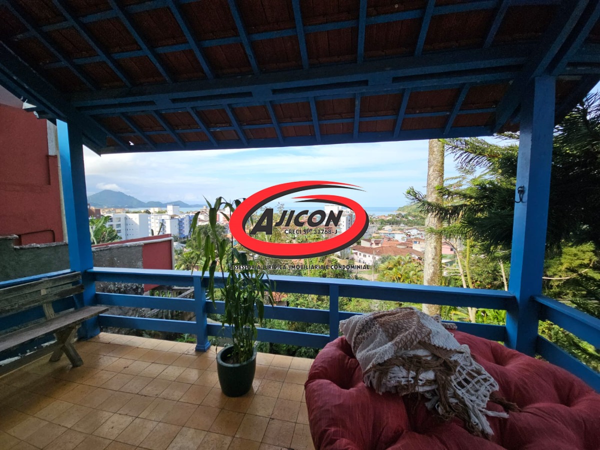 Encantadora Casa Costeira com Vista pro Mar da Praia das Toninhas em Ubatuba/SP