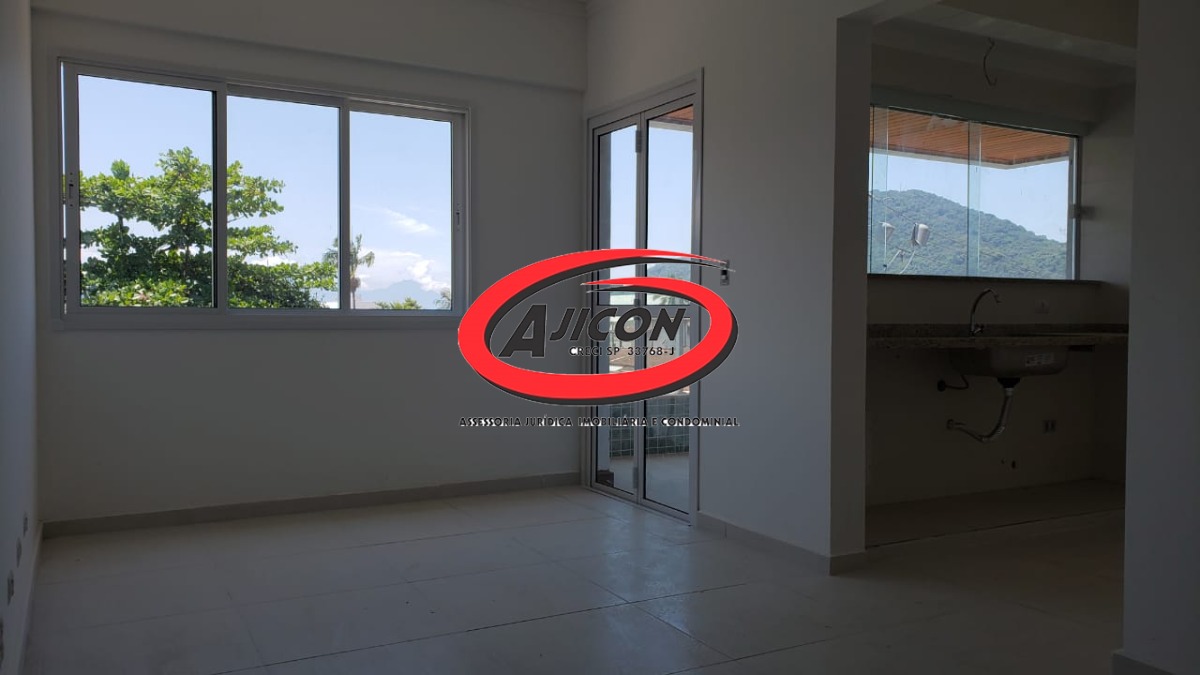 Apartamento com 03 Dormitórios e Sacada Gourmet no Bairro Itaguá em Ubatuba/SP