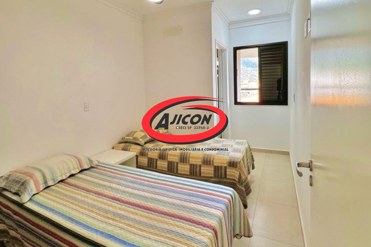 Apartamento Mobiliado com 02 Suítes e Sacada Gourmet no Bairro Itaguá, em Ubatuba/SP